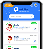 Hello Her App Interface